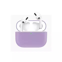 Силиконовый чехол для наушников pods PRO (Сиреневый) Силиконовый чехол для наушников pods PRO (Сиреневый)