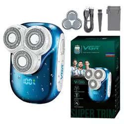 Электробритва роторная VGR V-346 LED (Голубой) Электробритва роторная VGR V-346 LED (Голубой)