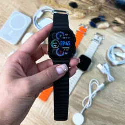 Комплект Ultrа Pro 6в1 - Watch Ultra 8 / Air Pro 2 / Battary Pack / MagSafe / 20W Type-С / Кабель 3х / Ремінець (Чорний) Комплект Ultrа Pro 6в1 - Watch Ultra 8 / Air Pro 2 / Battary Pack / MagSafe / 20W Type-С / Кабель 3х / Ремінець (Чорний)