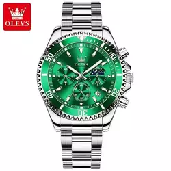 Годинник наручний Olevs 2870 Green Natural Годинник наручний Olevs 2870 Green Natural