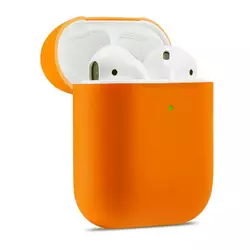 Силіконовий чохол для навушників pods 2 (Помаранчевий) Силіконовий чохол для навушників pods 2 (Помаранчевий)