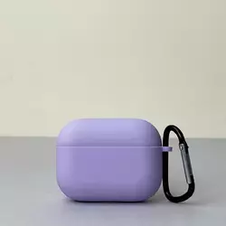 Чехол с карабином для pods PRO (Сиреневый) Чехол с карабином для pods PRO (Сиреневый)