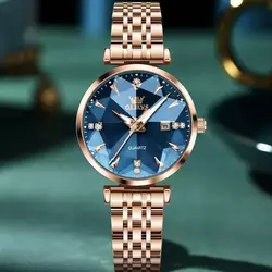 Годинник наручний Olevs 5536 Rose Blue Годинник наручний Olevs 5536 Rose Blue