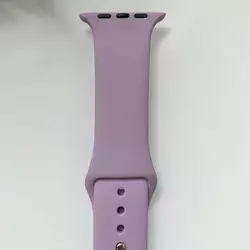 Силиконовый ремешок для умных часов Smart Watch 38/40 (Лавандовый)