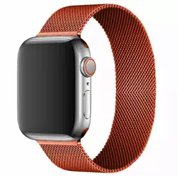 Ремінець для розумного годинника Smart Watch 42/44 Міланська петля (Помаранчевий) Ремінець для розумного годинника Smart Watch 42/44 Міланська петля (Помаранчевий)