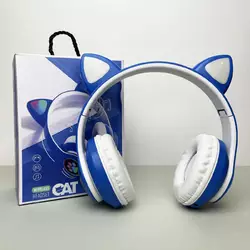 Бездротові навушники Cat Ear RGB STN-28 (Синій) Бездротові навушники Cat Ear RGB STN-28 (Синій)