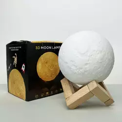 Светильник настольный Луна 3D RGB 10 см + пульт Светильник настольный Луна 3D RGB 10 см + пульт