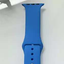 Силиконовый ремешок для умных часов Smart Watch 38/40 (Синий)