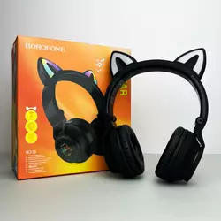 Бездротові навушники Cat Ear Borofone BO18 (Чорний) Бездротові навушники Cat Ear Borofone BO18 (Чорний)