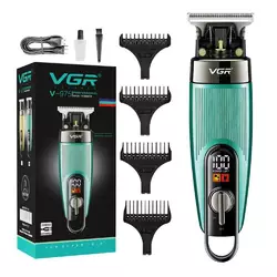 Тример VGR V-975 з 4 насадками LED (Зелений) Тример VGR V-975 з 4 насадками LED (Зелений)