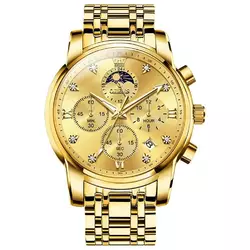 Годинник наручний Olevs 3655 Gold Годинник наручний Olevs 3655 Gold