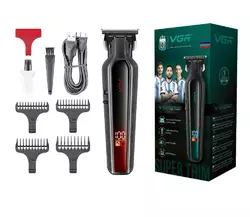 Тример VGR V-930 з 4 насадками LED (Червоний) Тример VGR V-930 з 4 насадками LED (Червоний)