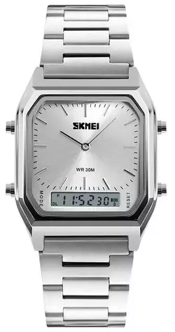 Годинник наручний Skmei 1220SI Silver Годинник наручний Skmei 1220SI Silver