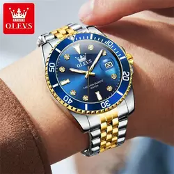 Годинник наручний Olevs 9809 Blue Accents Годинник наручний Olevs 9809 Blue Accents