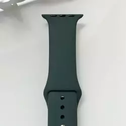 Силіконовий ремінець для розумного годинника Smart Watch 38/40 (Темно-зелений) Силіконовий ремінець для розумного годинника Smart Watch 38/40 (Темно-зелений)