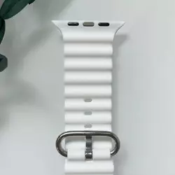 Силіконовий ремінець для Smart Watch Ocean Band 42/44/45/49 (Білий) Силіконовий ремінець для Smart Watch Ocean Band 42/44/45/49 (Білий)