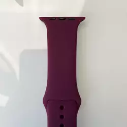 Силіконовий ремінець для розумного годинника Smart Watch 42/44 (Бордовий) Силіконовий ремінець для розумного годинника Smart Watch 42/44 (Бордовий)