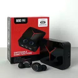 Бездротові навушники M90 Pro series, Gaming EarBuds, Smart Case (Чорний) Бездротові навушники M90 Pro series, Gaming EarBuds, Smart Case (Чорний)