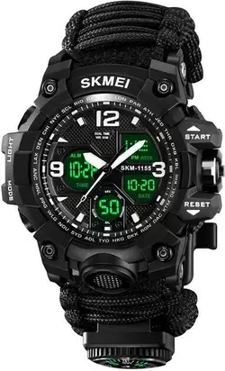 Часы наручные Skmei 1155BNAG Black Часы наручные Skmei 1155BNAG Black