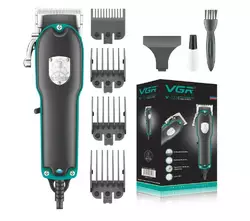 Машинка для стрижки от сети VGR V-123 с 4 насадками Машинка для стрижки от сети VGR V-123 с 4 насадками
