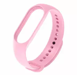 Силіконовий ремінець для фітнес-браслету Mi band M6/7/8 (Світло-рожевий) Силіконовий ремінець для фітнес-браслету Mi band M6/7/8 (Світло-рожевий)