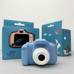 Детский фотоаппарат ET004 (Голубой) Детский фотоаппарат ET004 (Голубой)