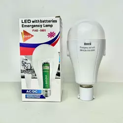 Светодиодная лампа LED FAT-3920 E27 20W с 2 аккумуляторами Светодиодная лампа LED FAT-3920 E27 20W с 2 аккумуляторами