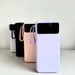 Power Bank Intelligent Fast с кабелем USB+Micro+Type-C+Lightning (30000mAh) Сиреневый Power Bank Intelligent Fast с кабелем USB+Micro+Type-C+Lightning (30000mAh) Сиреневый