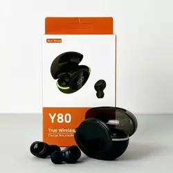 Беспроводные наушники Y80 series, EarBuds, Smart Case (Черные) Беспроводные наушники Y80 series, EarBuds, Smart Case (Черные)