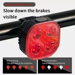 Велоліхтар STOP (red) FY-328S-4LED з акумулятором Велоліхтар STOP (red) FY-328S-4LED з акумулятором