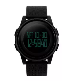 Годинник наручний Skmei 1206BKBK Black Годинник наручний Skmei 1206BKBK Black