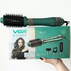 Фен-браш VGR V-493 з 4 насадками (Зелений) Фен-браш VGR V-493 з 4 насадками (Зелений)