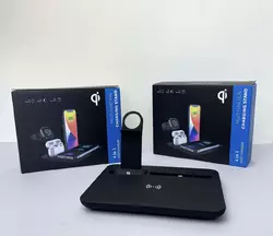 Бездротовий зарядний пристрій QI 15W UD17 (4в1) Бездротовий зарядний пристрій QI 15W UD17 (4в1)
