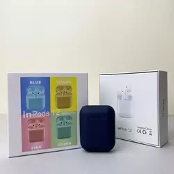 Бездротові навушники i12 Pods (Синій) Бездротові навушники i12 Pods (Синій)