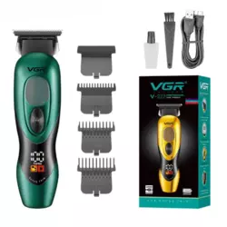 Тример VGR V-227 з 3 насадками LED (Зелений) Тример VGR V-227 з 3 насадками LED (Зелений)