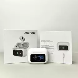 Бездротові навушники Air pod Pro 2 з дисплеєм (Білий) Бездротові навушники Air pod Pro 2 з дисплеєм (Білий)