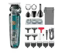 Набор для стрижки 6в1 VGR V-102 с 14 насадками LED Набор для стрижки 6в1 VGR V-102 с 14 насадками LED