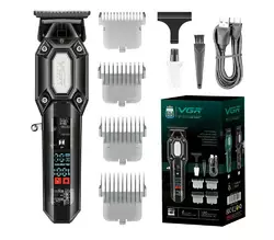 Триммер VGR V-900 с 4 насадками LED (Черный) Триммер VGR V-900 с 4 насадками LED (Черный)