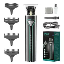 Триммер VGR V-009 с 4 насадками LED (Зеленый) Триммер VGR V-009 с 4 насадками LED (Зеленый)