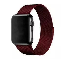 Ремешок для умных часов Smart Watch 42/44 Миланская петля (Бордовый) Ремешок для умных часов Smart Watch 42/44 Миланская петля (Бордовый)
