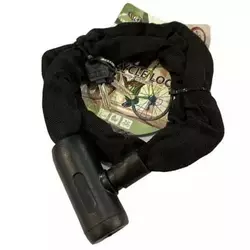 Велосипедний ланцюговий замок 6002 (6*100) 2 ключі Велосипедний ланцюговий замок 6002 (6*100) 2 ключі