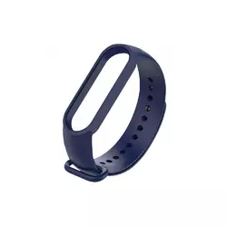 Силиконовый ремешок для фитнес-браслета Mi band M6/7/8 (Темно-синий) Силиконовый ремешок для фитнес-браслета Mi band M6/7/8 (Темно-синий)