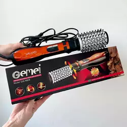 Фен-браш Geemy GM-4828 з 3 насадками (Золотий) Фен-браш Geemy GM-4828 з 3 насадками (Золотий)