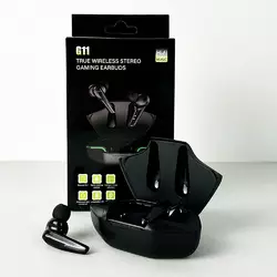 Беспроводные наушники G11 series, Game Mode, Digital Indicator (Черные) Беспроводные наушники G11 series, Game Mode, Digital Indicator (Черные)