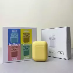 Бездротові навушники i12 Pods (Жовтий) Бездротові навушники i12 Pods (Жовтий)
