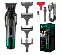 Тример VGR V-998 з 4 насадками LED (Зелений) Тример VGR V-998 з 4 насадками LED (Зелений)