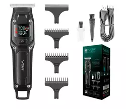 Тример VGR V-964 з 4 насадками LED (Чорний) Тример VGR V-964 з 4 насадками LED (Чорний)