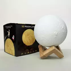 Светильник настольный Луна 3D RGB 12 см + пульт Светильник настольный Луна 3D RGB 12 см + пульт