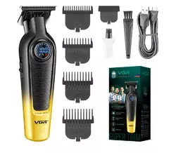 Тример VGR V-996 з 4 насадками LED (Жовтий) Тример VGR V-996 з 4 насадками LED (Жовтий)