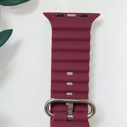 Силіконовий ремінець для Smart Watch Ocean Band 42/44/45/49 (Бордовий) Силіконовий ремінець для Smart Watch Ocean Band 42/44/45/49 (Бордовий)